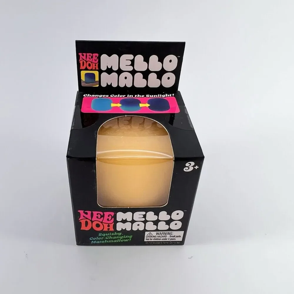 Schylling NeeDoh Mello Mallo Color Change Squishy Stress Toy New Sealed